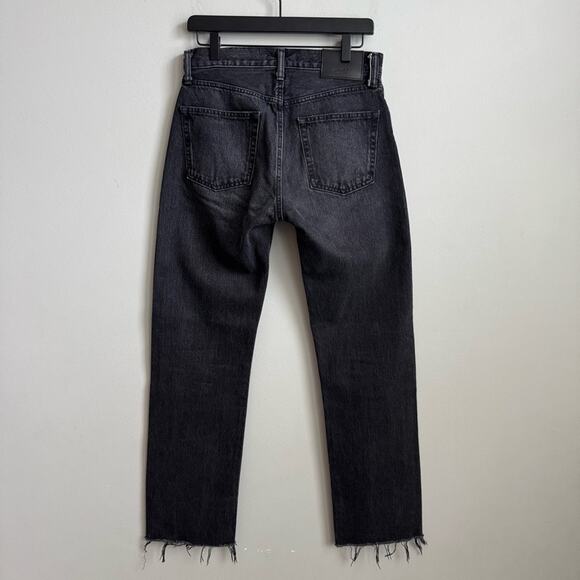 Moussy Northville High Waisted Straight Leg Jeans in Black Size 27 - Picture 9 of 16